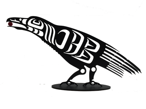 First Nations Raven - Metal Art - The Cuckoo's Nest