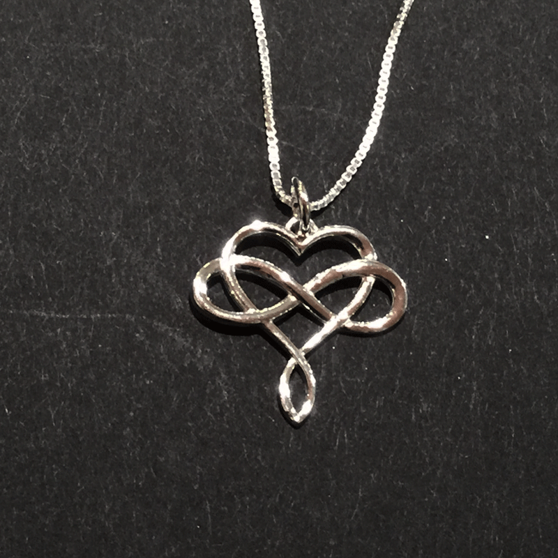 Pendant - Infinity Heart - Jewellery - The Cuckoo's Nest