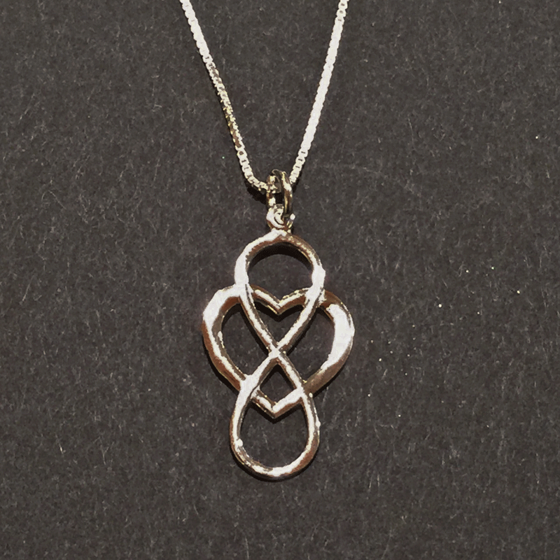 Pendant - Infinity Heart - Jewellery - The Cuckoo's Nest