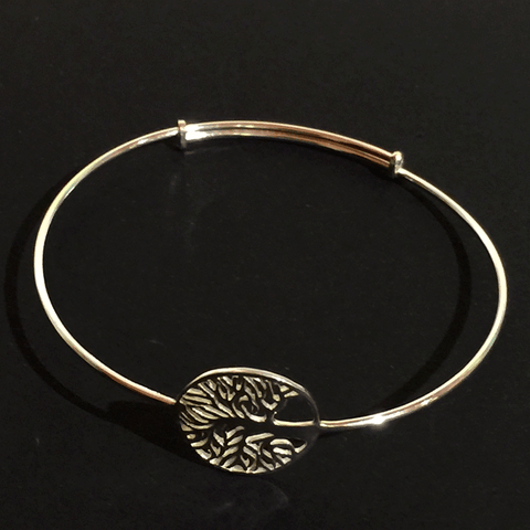 Bracelet - Sterling Silver Round Tree of Life - Jewellery - The Cuckoo's Nest