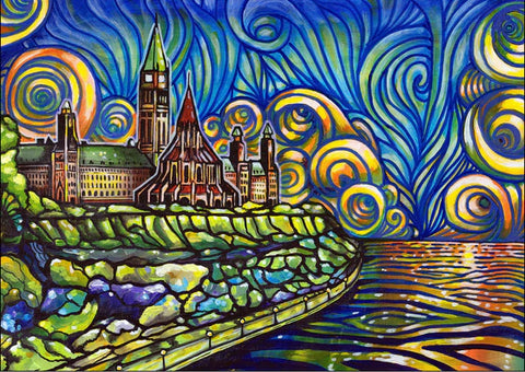 Parliament Glow Puzzle 1008 Pieces