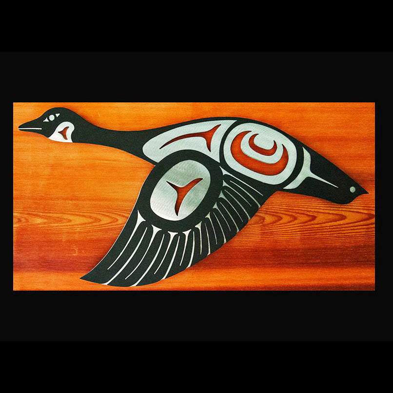 First Nations Goose Wings Down Wall Hanging