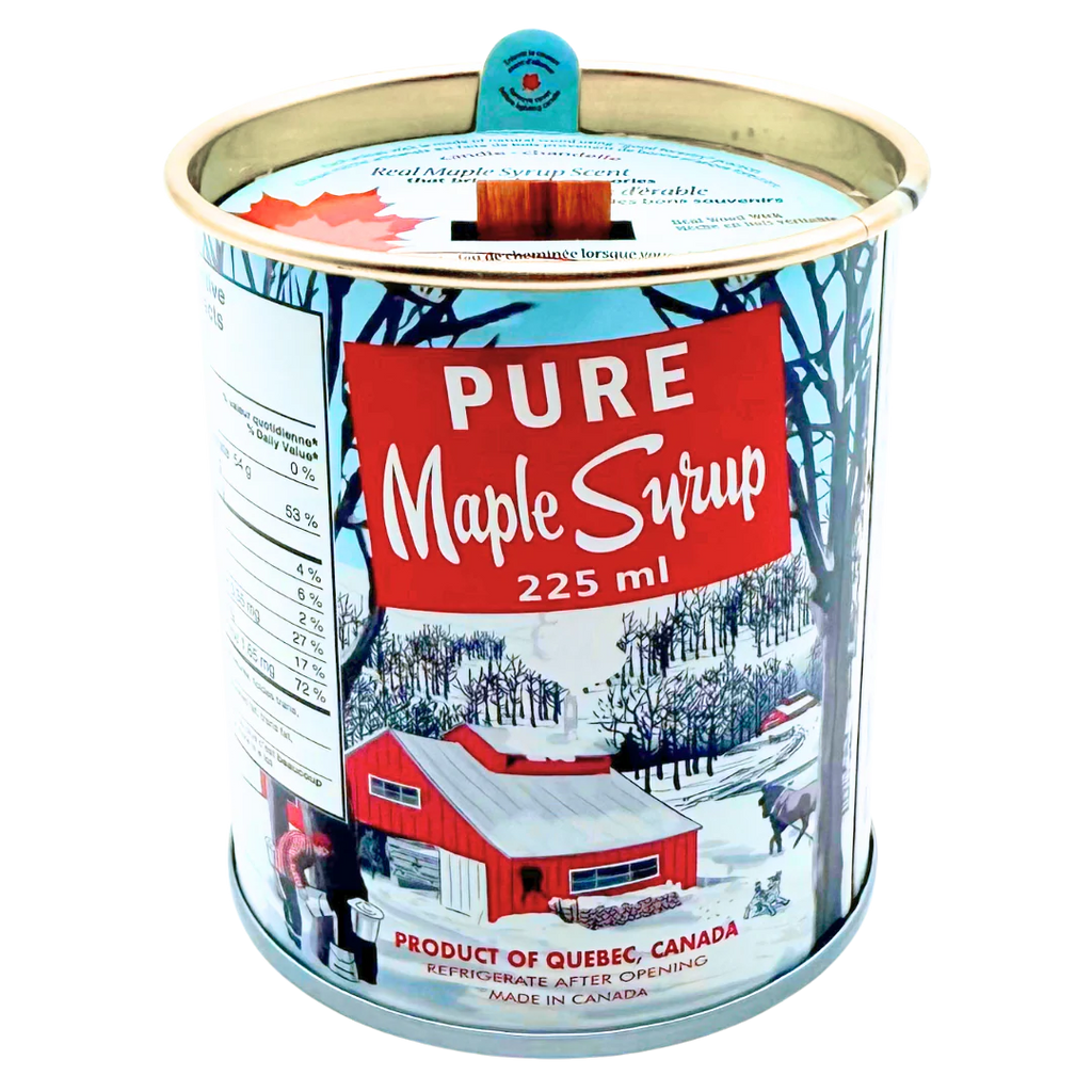 Maple Can Candle With Wood Wick 225mL