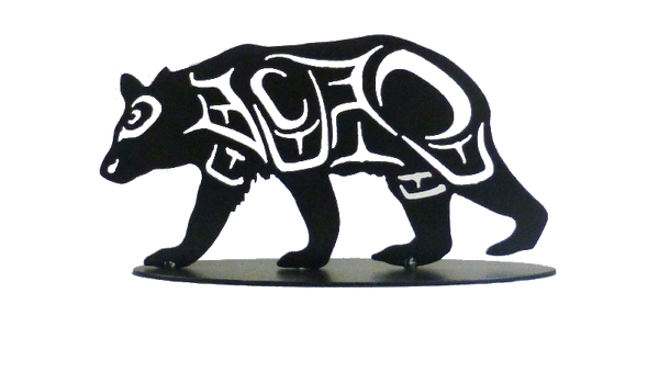 Coast Salish Bear - Metal Art - The Cuckoo's Nest