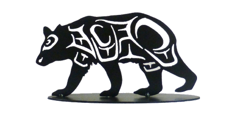 Coast Salish Bear - Metal Art - The Cuckoo's Nest