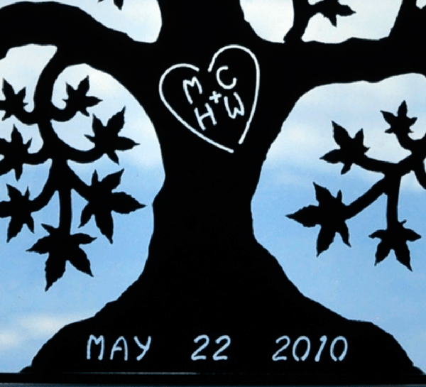 Customized Tree of Love - Free Standing - Metal Art - The Cuckoo's Nest - 2