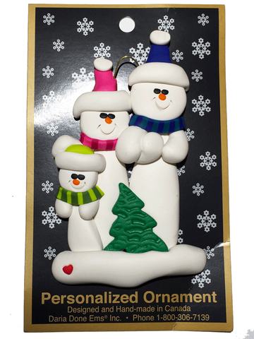 Daria Done Ems - Tree Family of 3 - Ornaments - The Cuckoo's Nest