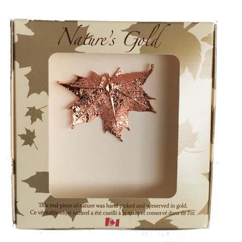 Maple Leaf Pendant - Copper - Jewellery - The Cuckoo's Nest