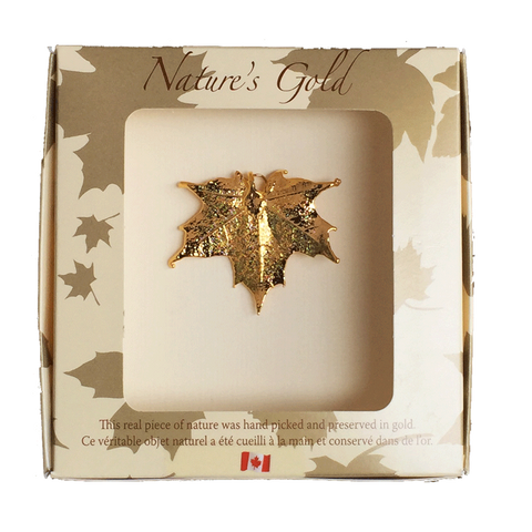 Maple Leaf Pendant - Gold - Jewellery - The Cuckoo's Nest