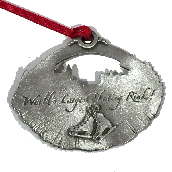 Rideau Canal Skateway Pewter Ornament - Ornaments - The Cuckoo's Nest - 2
