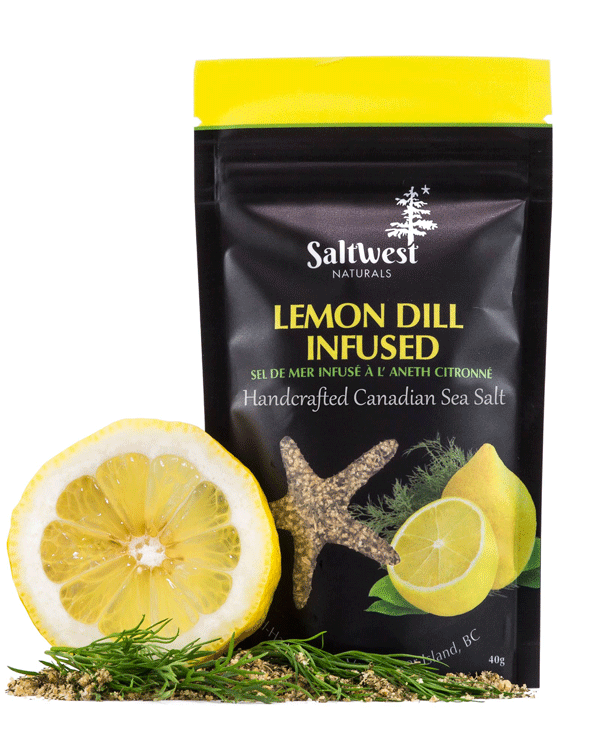 Organic Lemon Dill Infused Sea Salt